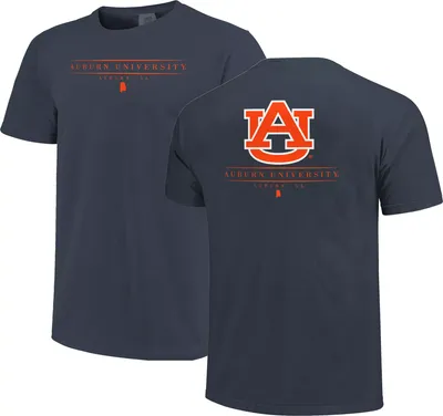 Image One Adult Auburn Tigers Navy Jumbo Mascot T-Shirt