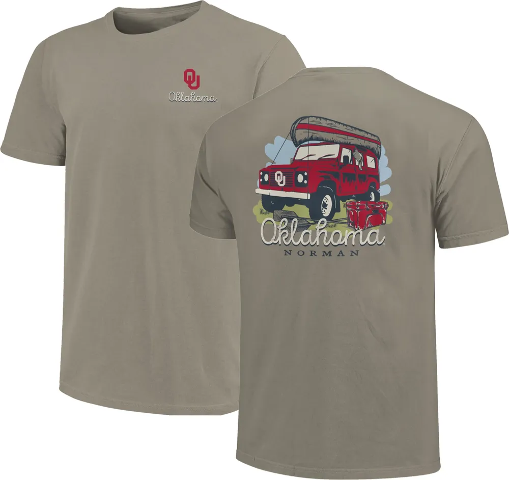 Image One Adult Oklahoma Sooners Grey Springtime Adventure T-Shirt