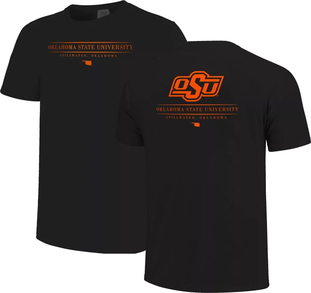 Image One Adult Oklahoma State Cowboys Black Jumbo Mascot T-Shirt