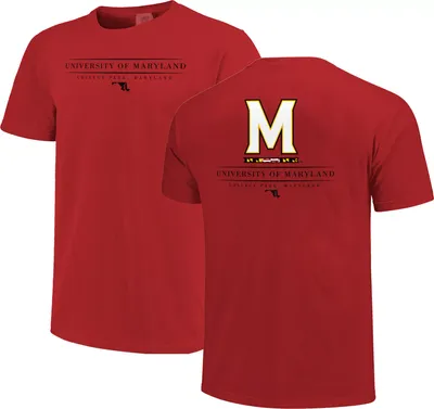 Image One Adult Maryland Terrapins Red Jumbo Mascot T-Shirt