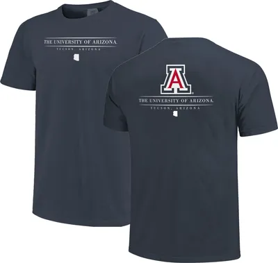 Image One Adult Arizona Wildcats Navy Jumbo Mascot T-Shirt