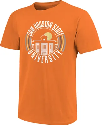 Image One Adult Sam Houston Bearkats Orange Color Circles T-Shirt