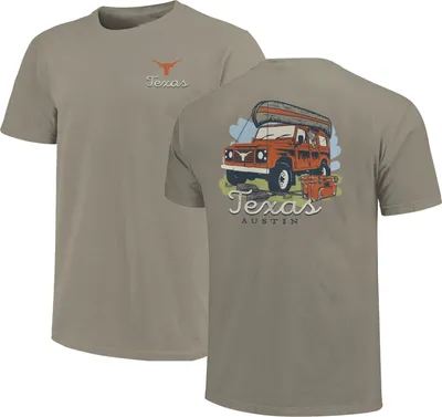 Image One Adult Texas Longhorns Grey Springtime Adventure T-Shirt