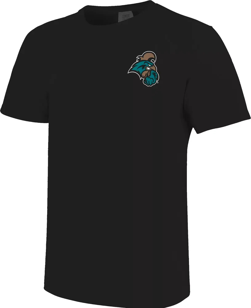 Image One Men's Coastal Carolina Chanticleers Black Campus Arch T-Shirt