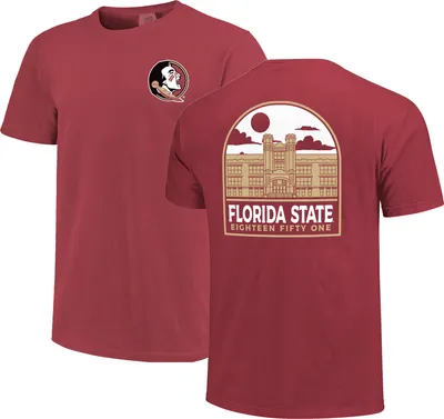 Image One Men's Florida State Seminoles Maroon Campus Arch T-Shirt