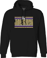 Image One Men's James Madison Dukes Black Stripes Pullover Hoodie