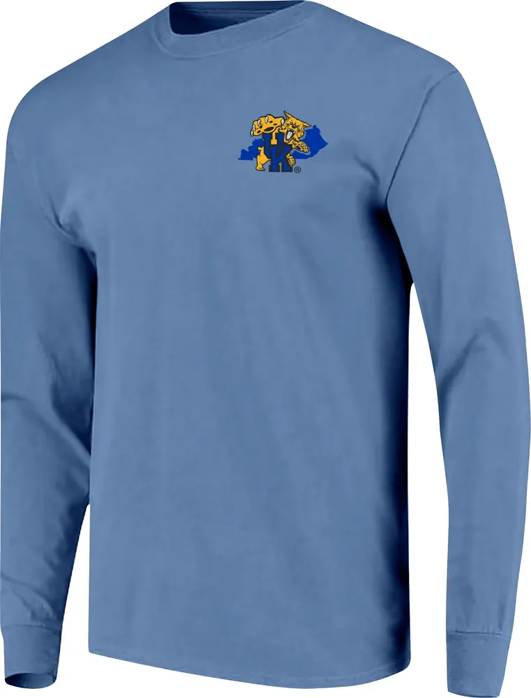 Image One Men's Kentucky Wildcats Blue Campus Pride Long Sleeve Shirt