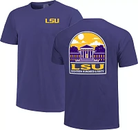 Image One Men's LSU Tigers Purple Campus Arch T-Shirt