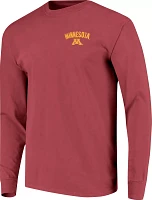 Image One Men's Minnesota Golden Gophers Maroon Campus Pride Long Sleeve Shirt