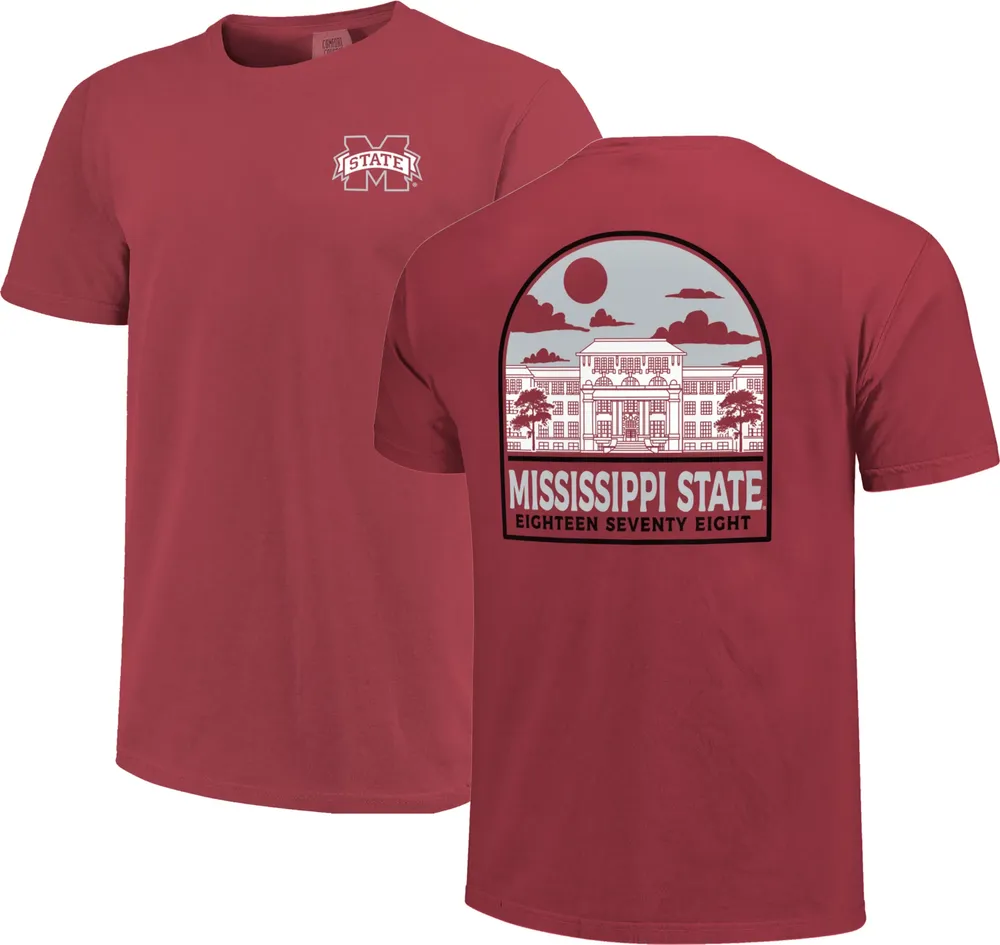 Image One Men's Mississippi State Bulldogs Maroon Campus Arch T-Shirt