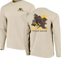 Image One Men's Southern Miss Golden Eagles Ivory Mascot Stadium Long Sleeve T-Shirt