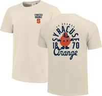 Image One Men's Syracuse Orange Ivory Mascot Local T-Shirt