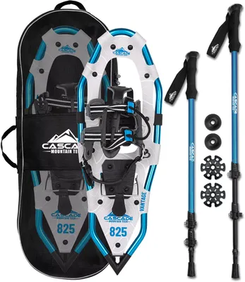 Cascade Mountain Tech Unisex Vantage Snowshoe Kit