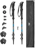 Cascade Mountain Tech Carbon Fiber Quick Lock Trekking Poles