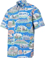 Reyn Spooner Adult Florida Gators Blue Scene Button-Down Shirt