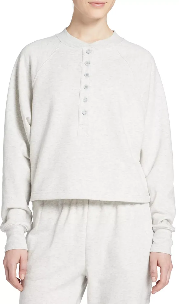 DSG Women's Favorite Fleece Meet & Greet Henley Sweatshirt