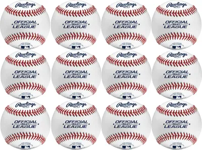 Rawlings ROLB1 Official League Baseballs – 12 Pack