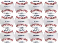 Rawlings FSR100 College Game/Practice Baseballs – 12 Pack