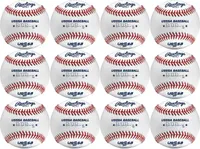 Rawlings ROLB1 14U USSSA Official League Baseballs – 12 Pack