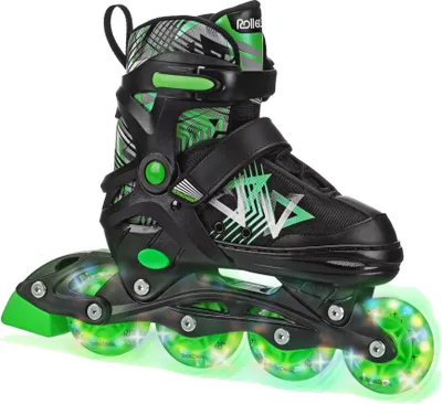 Roller Derby Boys' Stryde Lighted Adjustable Inline Skates