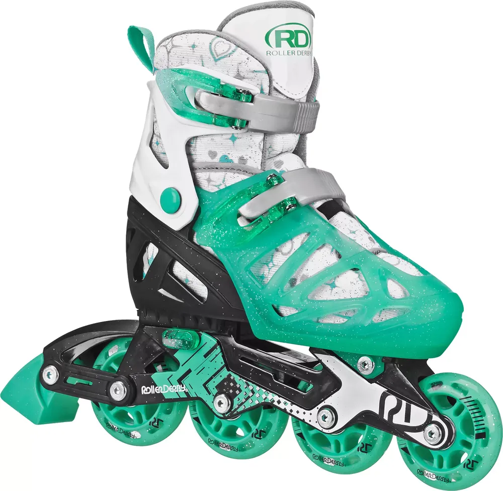 Roller Derby Girls' Tracer Adjustable Inline Skates