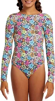 Roxy Girls' Daisy Mood Onesie Swimsuit