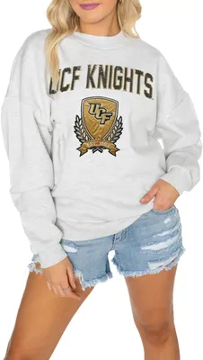 Gameday Couture UCF Knights White Sequin Crew Pullover Sweatshirt