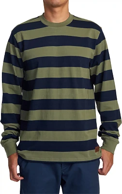RVCA Men's Chainmail Stripe Long Sleeve Shirt