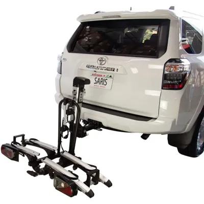 Saris Door County 2-Bike Motorized Hitch Rack with Electric Lift and Rear Lights