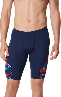 Speedo Men's Ruse Blocks Jammer Swimsuit