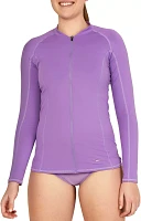 Speedo Women's Full-Zip Long Sleeve Rash Guard