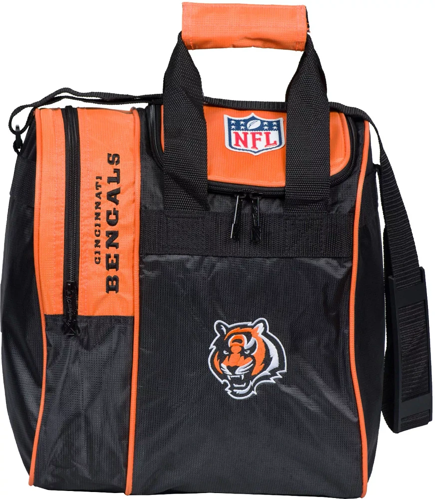 Strikeforce Cincinnati Bengals Single Bowling Ball Tote Bag