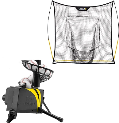 SKLZ Catapult Soft Toss & Quickster Vault Net Baseball Training Kit