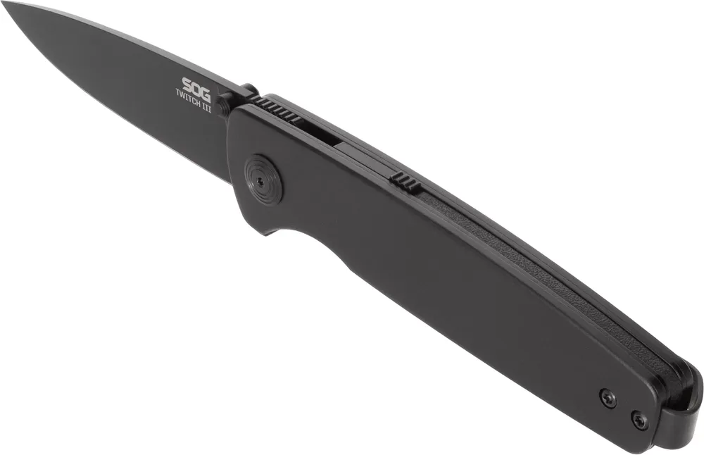 SOG Twitch III Folding Blackout Knife