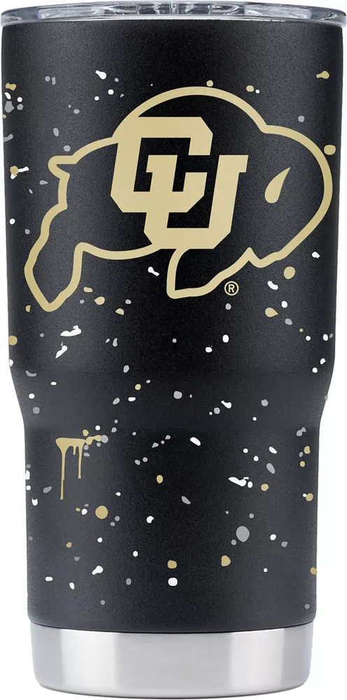 Gametime Sidekicks Colorado Buffaloes 20 oz. Splatter Stainless Steel Tumbler