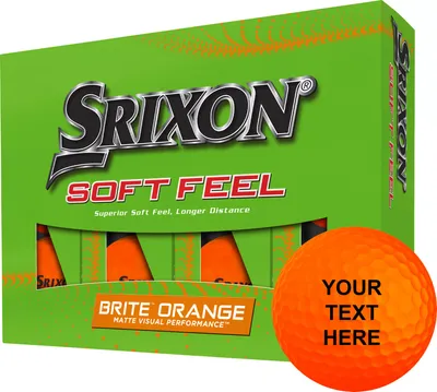 Srixon 2023 Soft Feel Matte Personalized Golf Balls