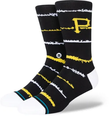 Stance Pittsburgh Pirates Black Chalk Crew Sock