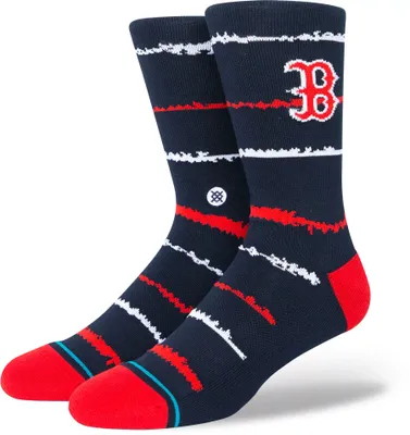 Stance Boston Red Sox Navy Chalk Crew Sock