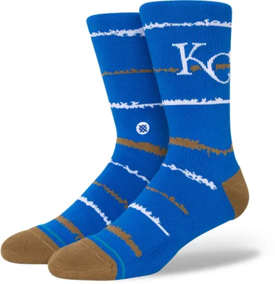 Stance Kansas City Royals Blue Chalk Crew Sock