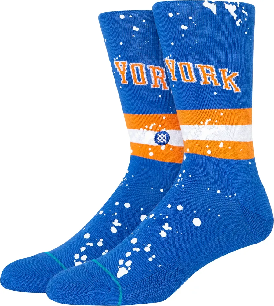 Stance Adult New York Knicks Overspray Socks