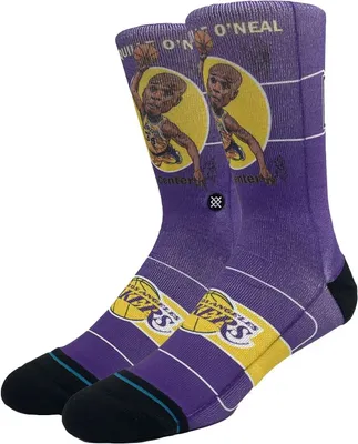 Stance Adult Los Angeles Lakers Shaquille O'Neal Big Head Socks