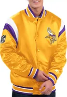 Starter Men's Minnesota Vikings Shutout Throwback Snap Yellow Jacket