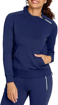 Tail Women's CONDOLEEZZA Ruffle Collar Pullover