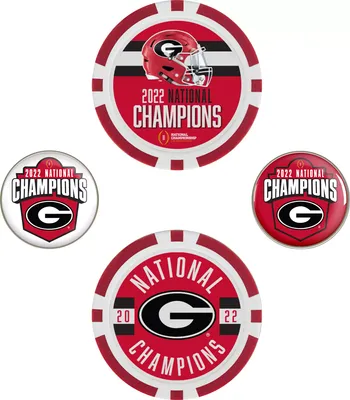 Team Effort 2022 College Football National Champions Georgia Bulldogs Golf Ball Marker Set