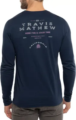 TravisMathew Men's Life of Luxury Long Sleeve Golf T-Shirt