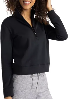 TravisMathew Women's Long Sleeve Cloud 1/2 Zip Golf Pullover