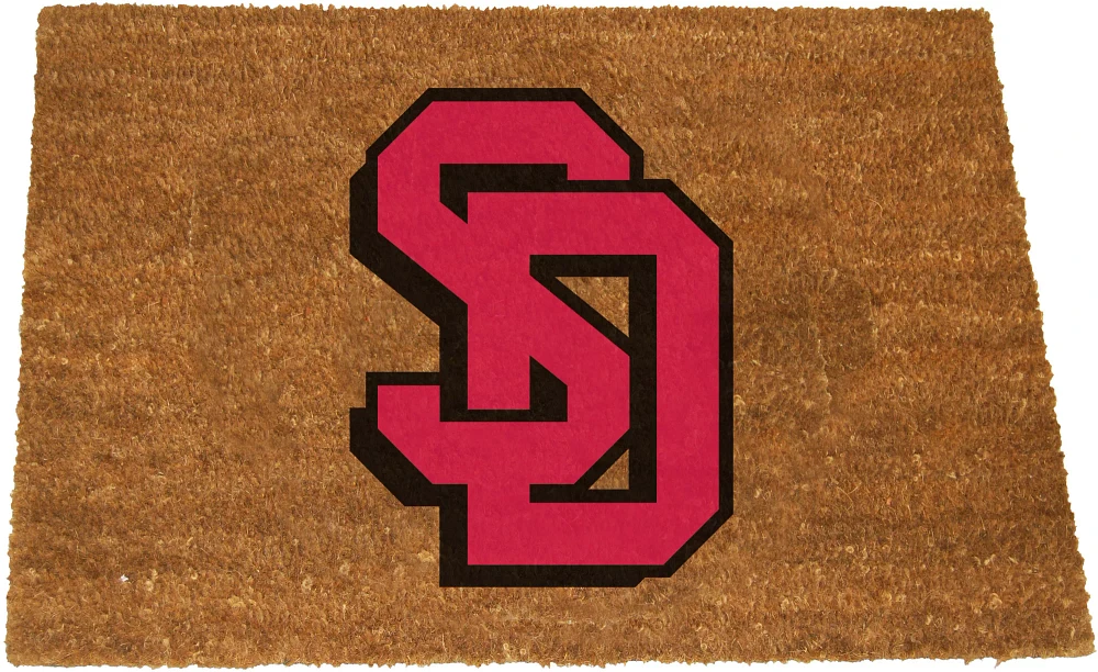 The Memory Company South Dakota Coyotes Door Mat