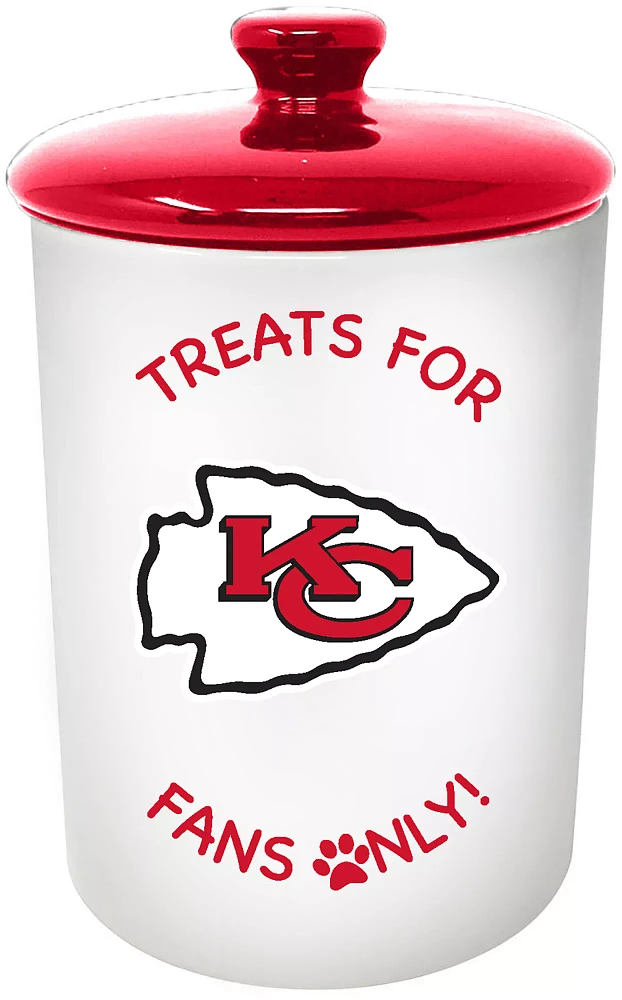 The Memory Company Kansas City Chiefs White Pet Canister