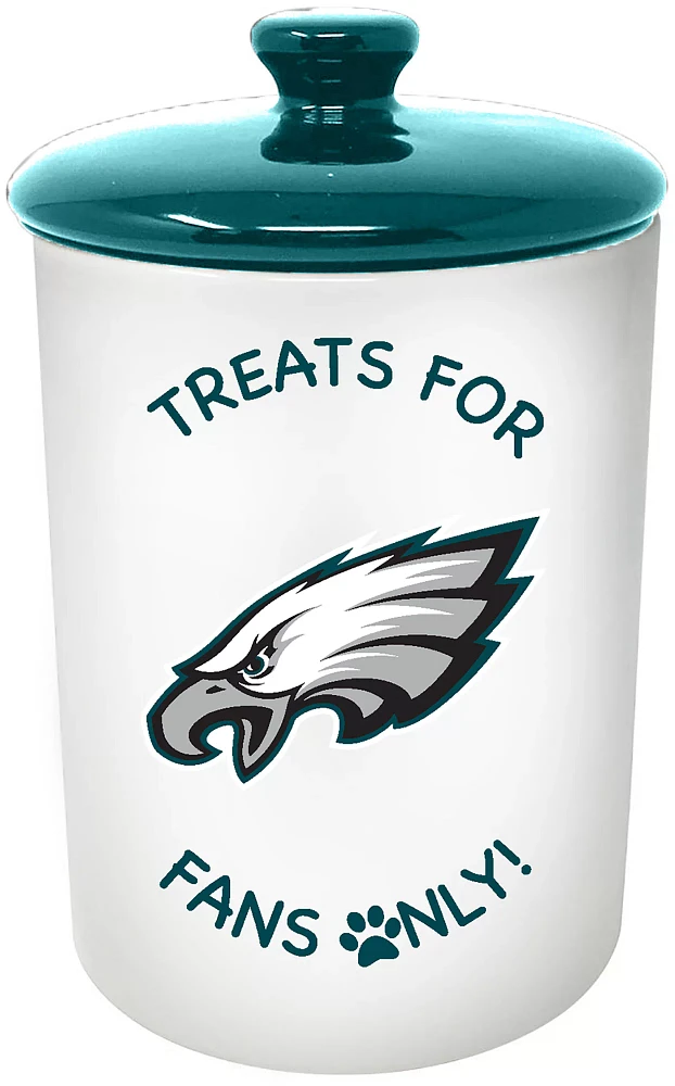 The Memory Company Philadelphia Eagles White Pet Canister