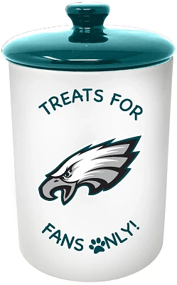 The Memory Company Philadelphia Eagles White Pet Canister